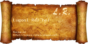 Lugosi Ráhel névjegykártya